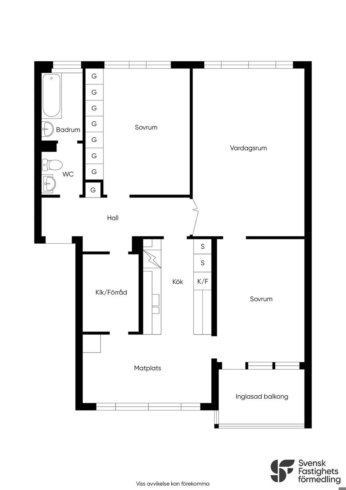 Floor plan for Gråsparvsvägen 22