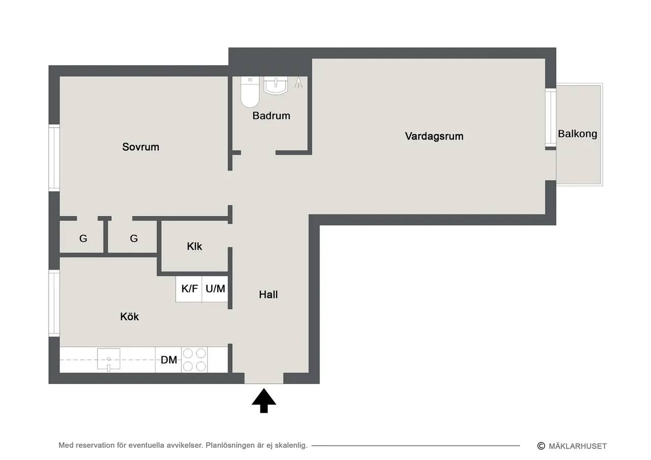 Planritning för Tranemansgatan 42