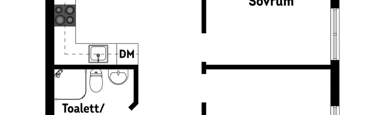 Planritning för Mosshagestigen 9