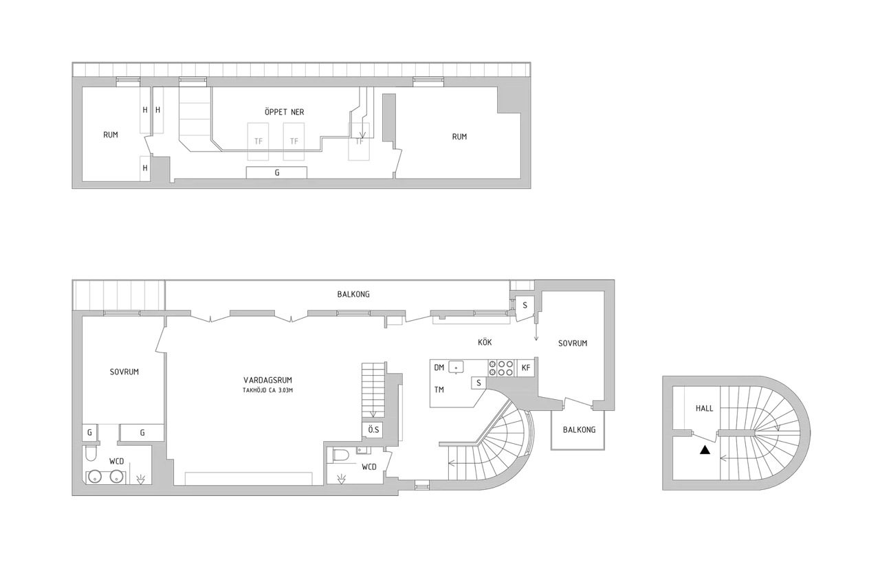 Floor plan for Humlegårdsgatan 7A