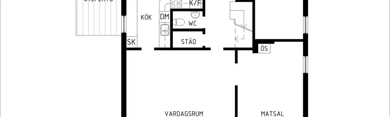 Floor plan for Hässelby strandväg 8