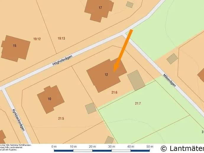 Floor plan for Högholsvägen 12