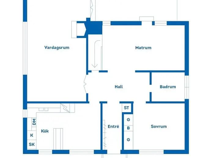 Floor plan for Lövstigen 4
