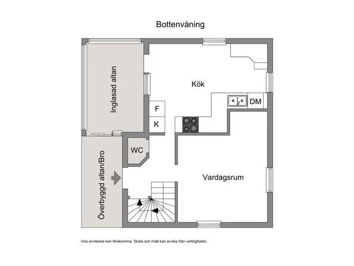 Floor plan for Holmgatan 68