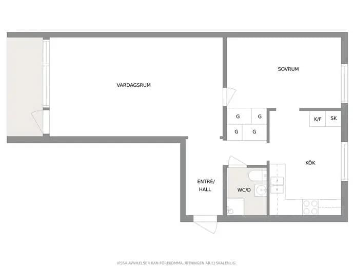 Planritning för Kyrkvärdsplan 2
