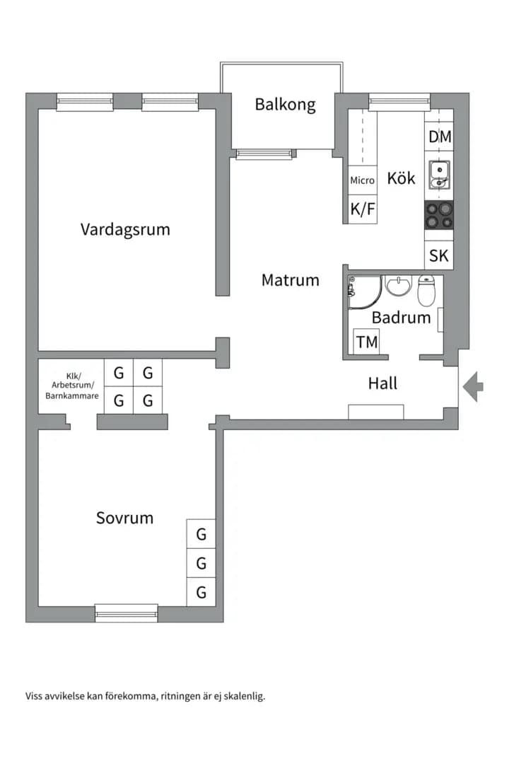 Floor plan for Hjalmar Brantingsgatan 21