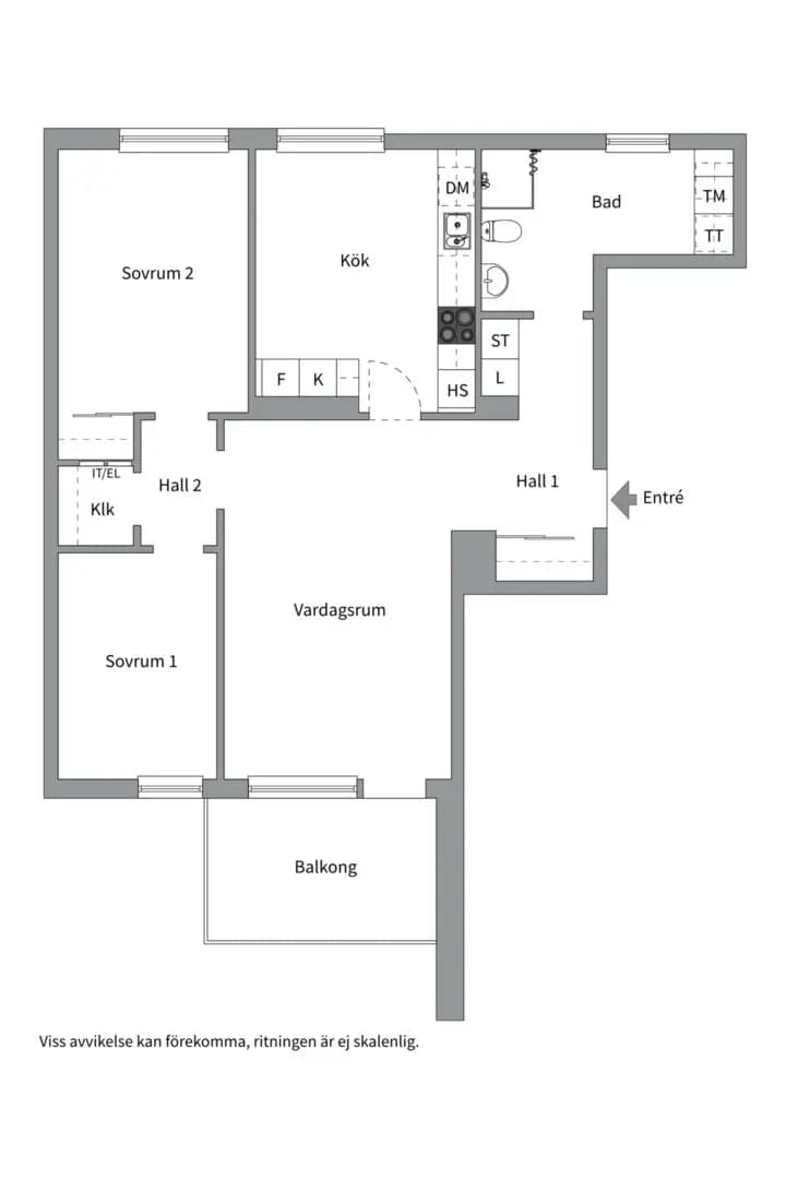Planritning för Torngatan 18