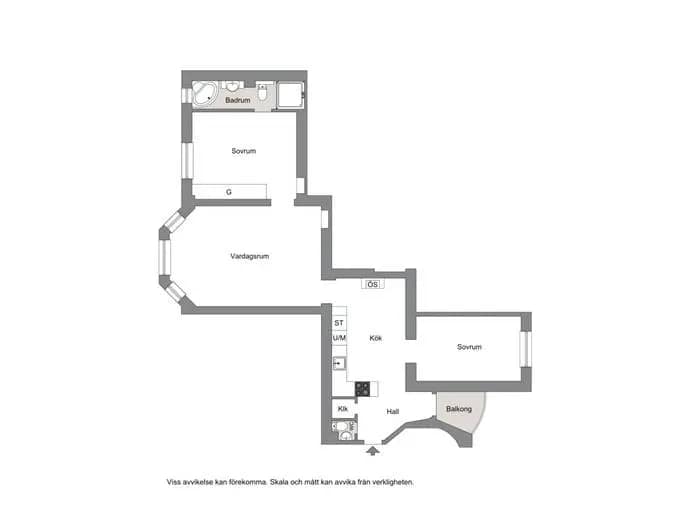 Floor plan for Ynglingagatan 17