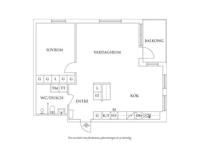 Floor plan for Norra Dragspelsgatan 24