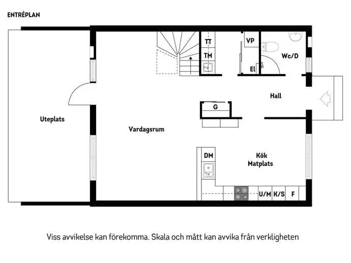 Planritning för Gåsörtsvägen 43