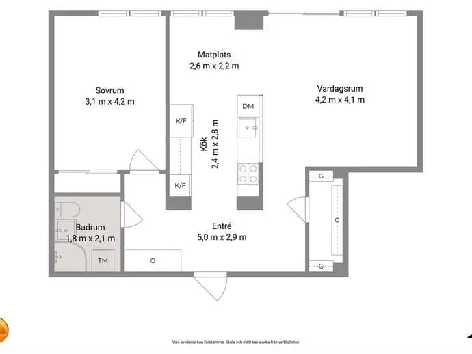 Planritning för Storgatan 7
