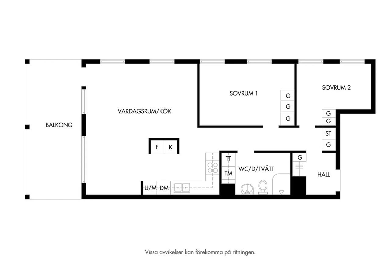 Floor plan for Harvgränd 4