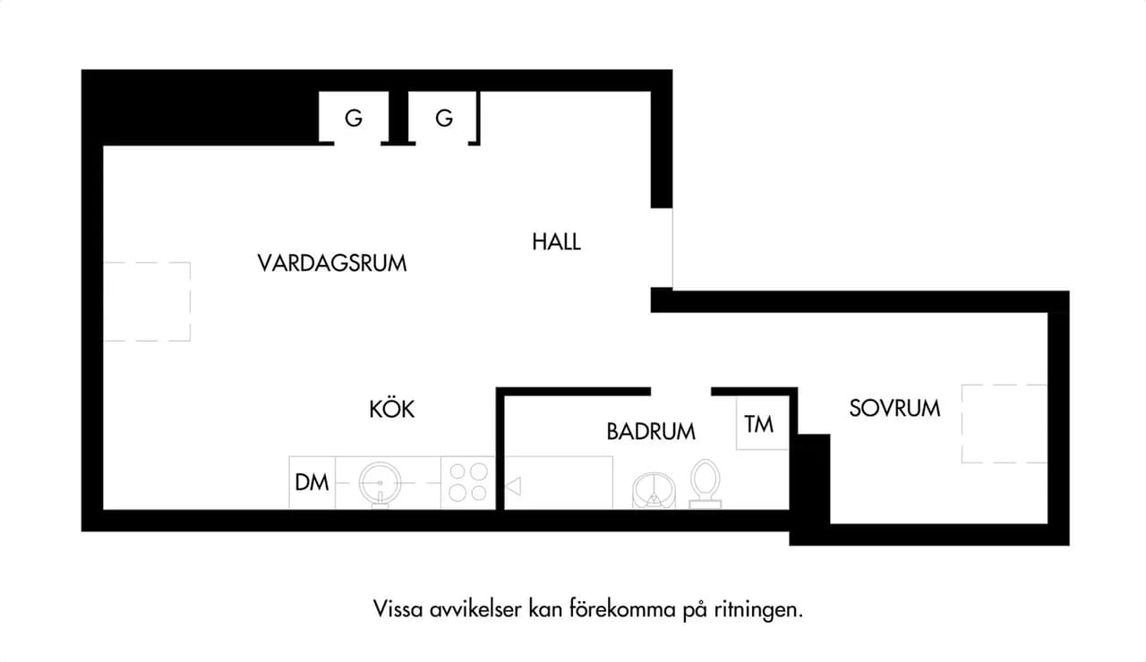 Floor plan for Falsterbogatan 22A