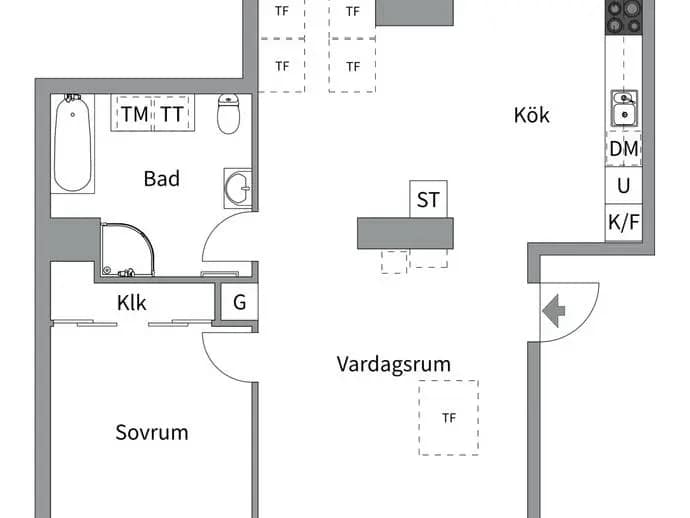Floor plan for Råbyvägen 44