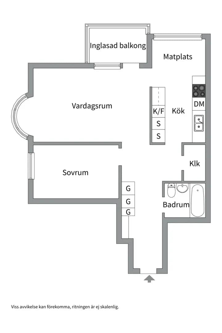Floor plan for Alphyddevägen 9