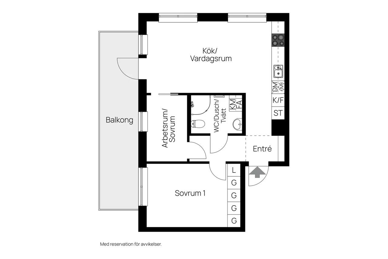 Planritning för Vardövägen 63
