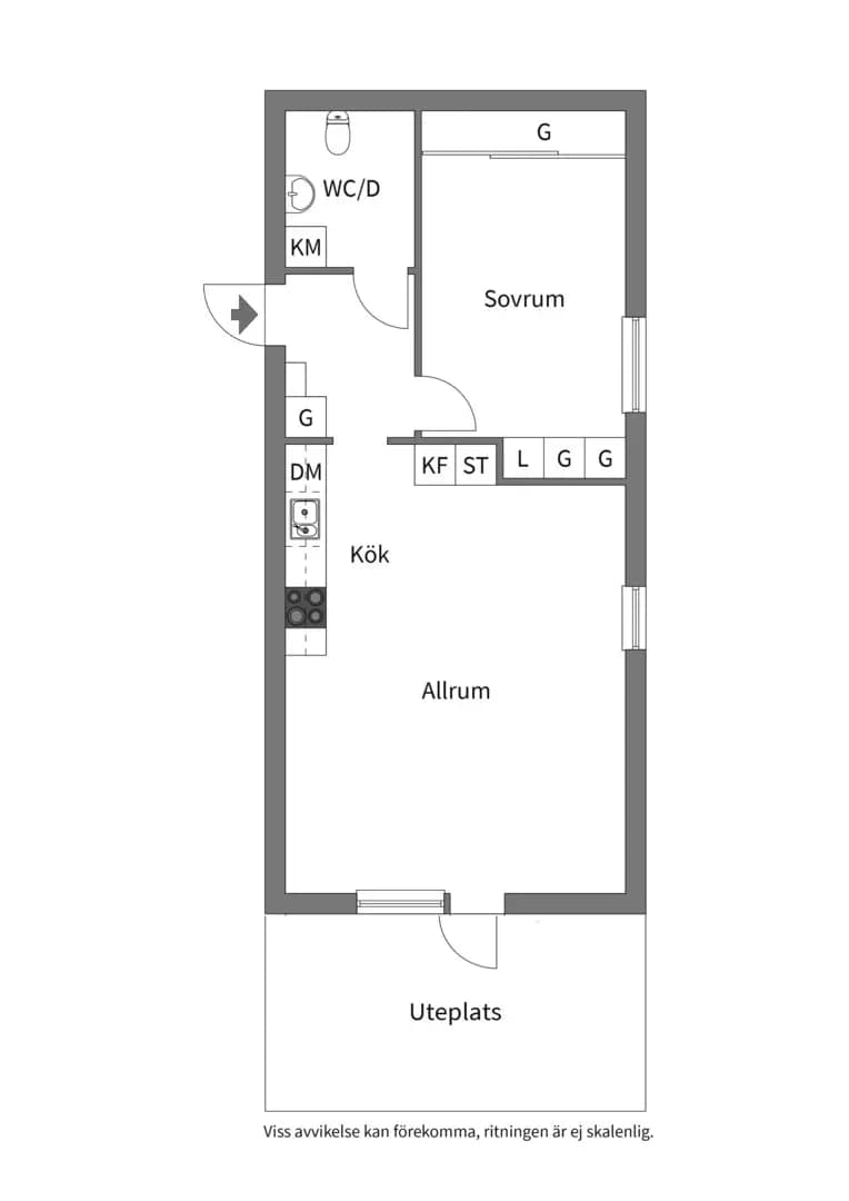 Planritning för Salarpsbacken 1