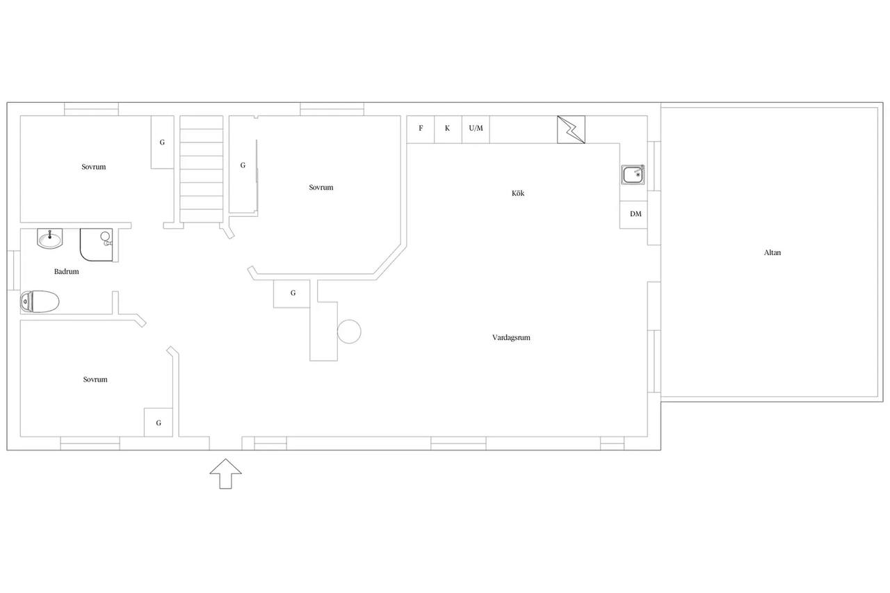 Floor plan for Gransjöås 141