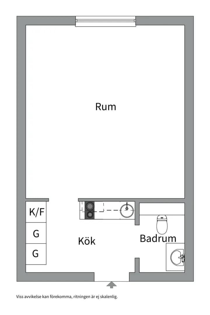 Planritning för Ekuddsvägen 4, 6tr