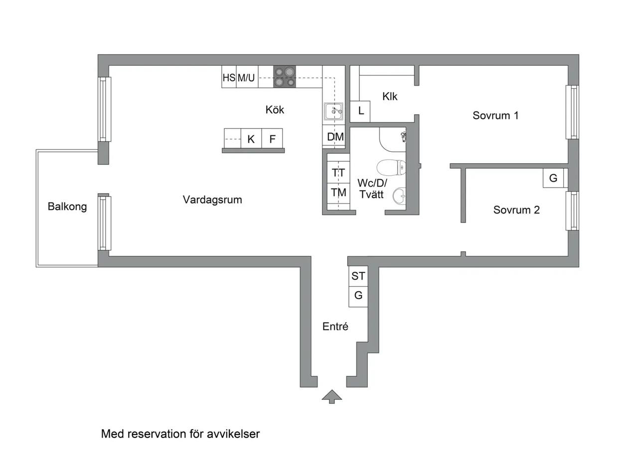 Floor plan for Järva skjutbaneväg 27