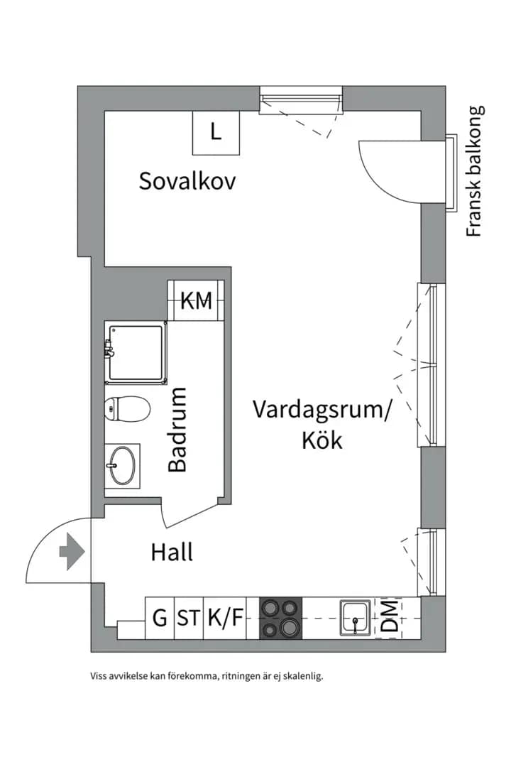 Floor plan for Tändkulevägen 31, 1tr