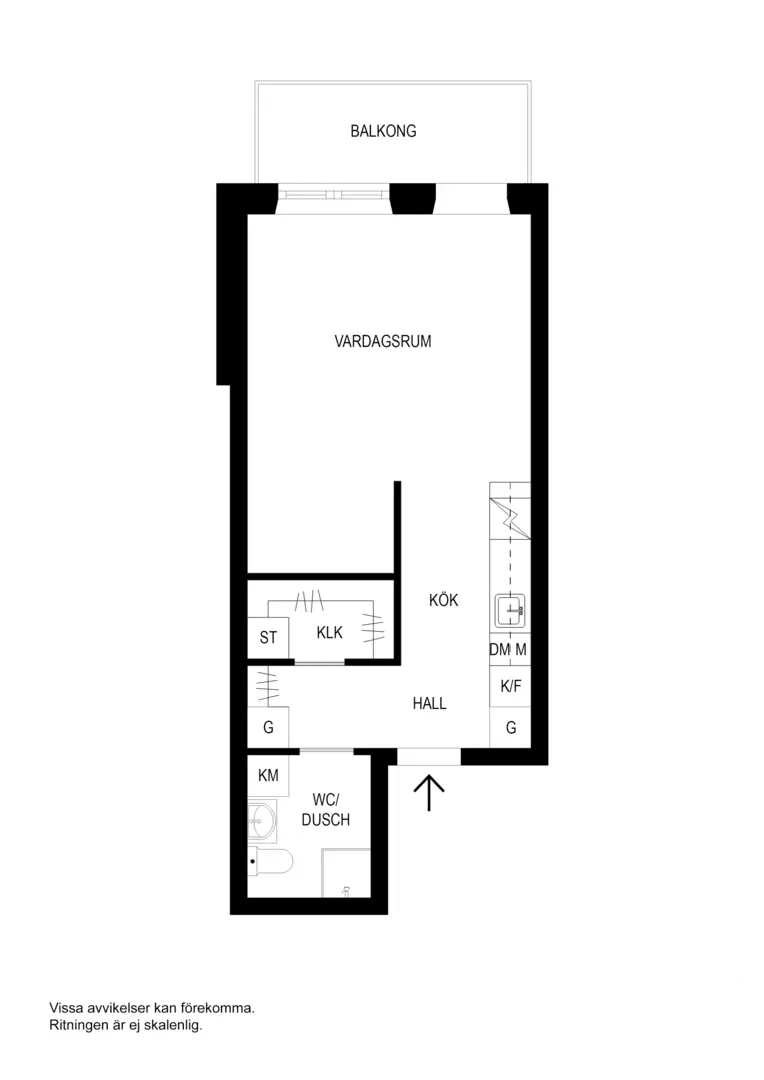Planritning för Solnavägen 29J