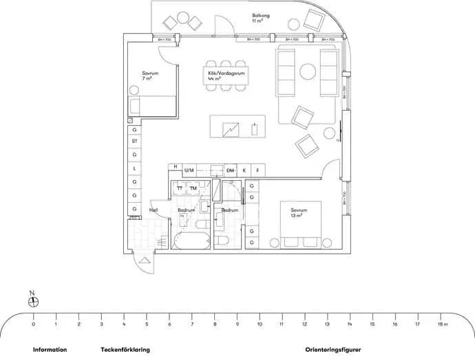 Floor plan for Ellensviksvägen 2