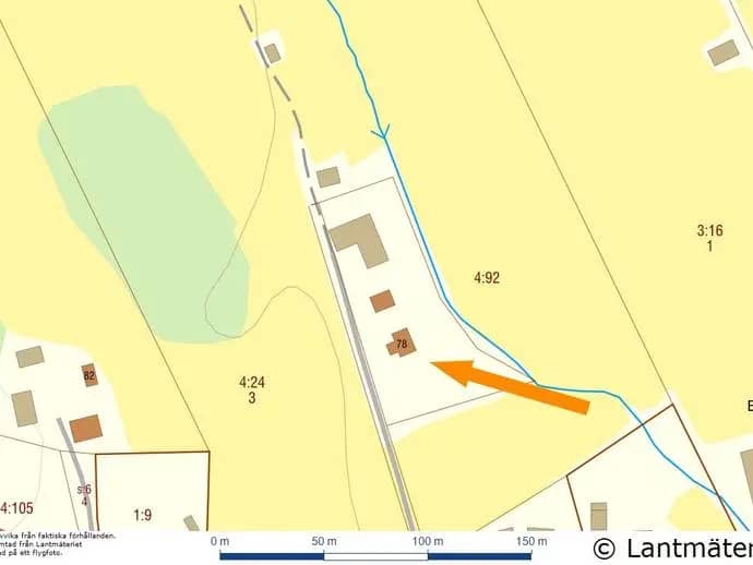 Planritning för Kungsbergsvägen 78