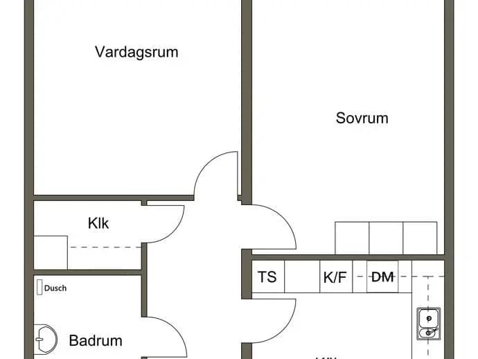 Planritning för Skiftesgatan 76C