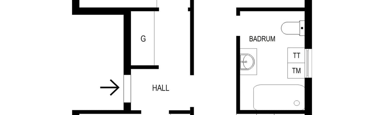 Floor plan for Vänortsstråket 53D