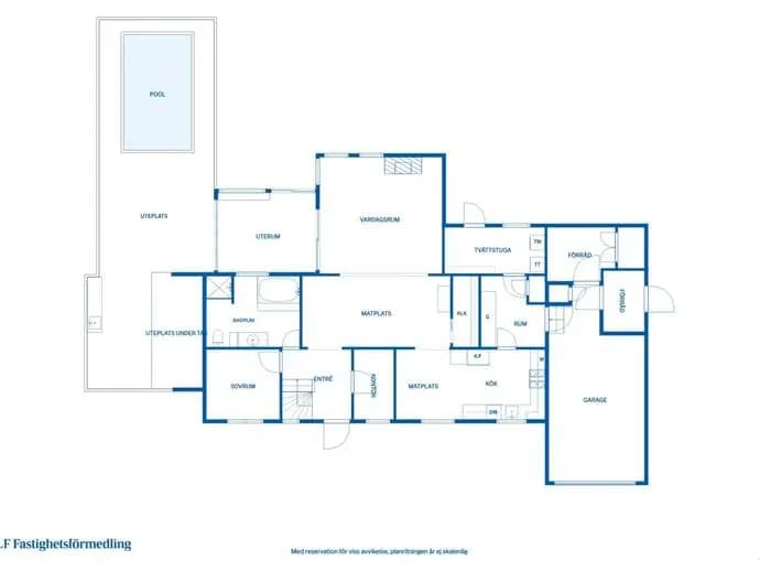 Planritning för Västra Lönnvägen 223