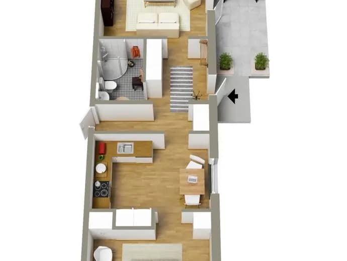 Floor plan for Lingonstigen 18A