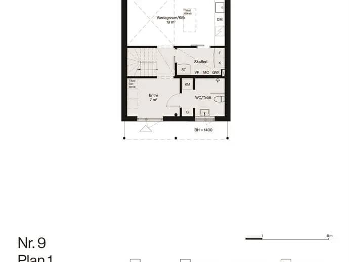 Floor plan for Stora Varvsgatan 12