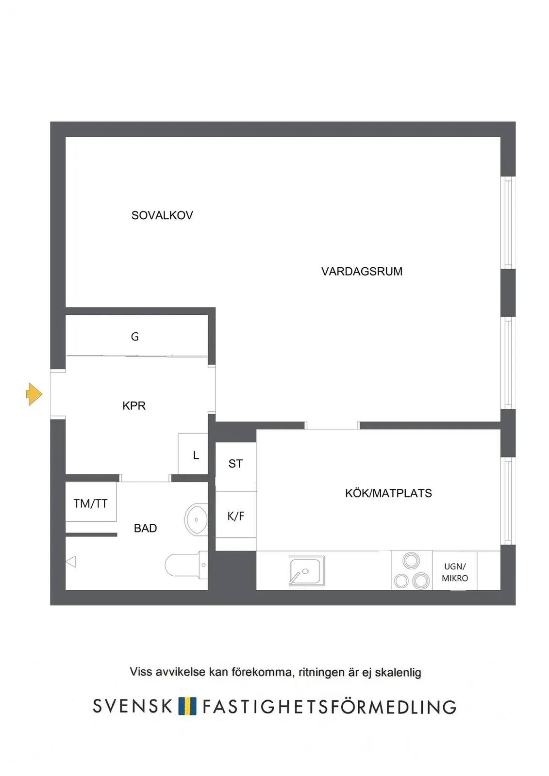 Floor plan for Legendvägen 25