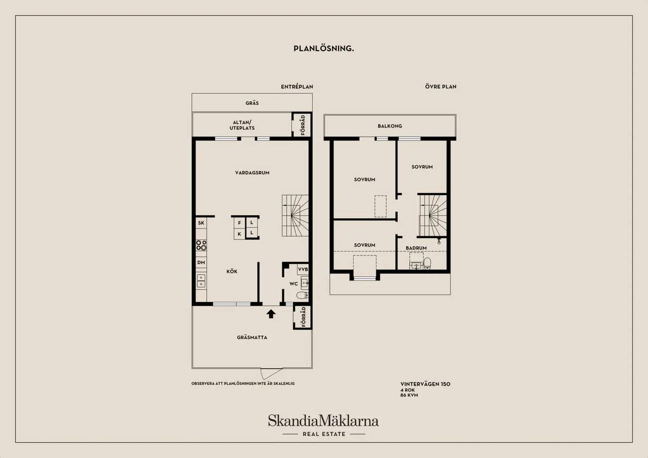 Floor plan for Vintervägen 150