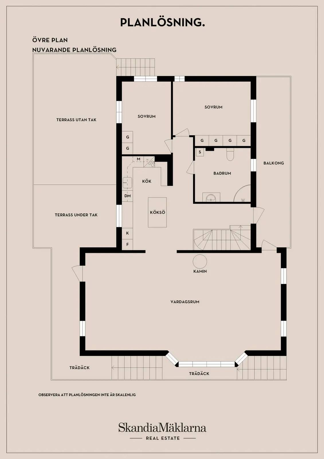 Floor plan for Gribbyvägen 55
