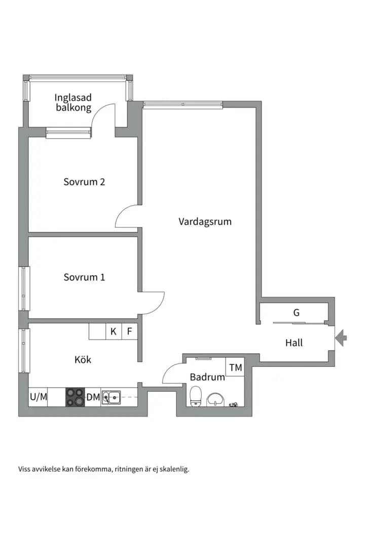 Floor plan for Atlasvägen 39
