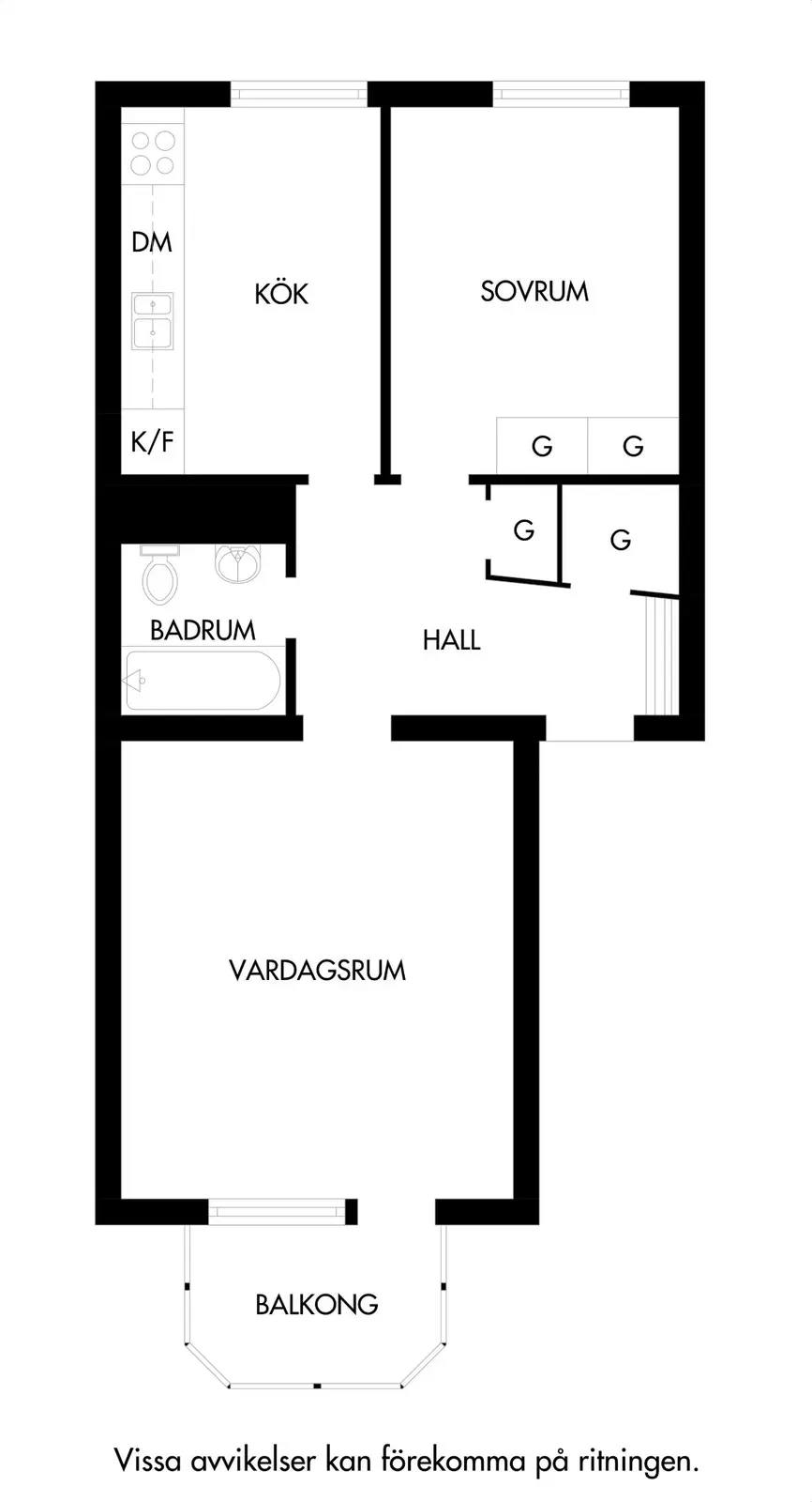 Floor plan for Bobergsängen 1D
