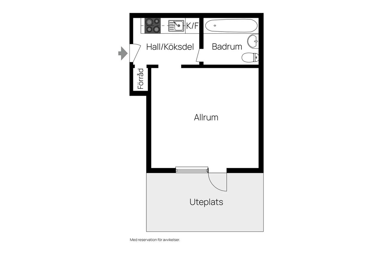 Floor plan for Sätunavägen 10 C