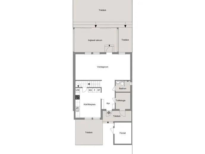 Floor plan for Kvadratgränd 35