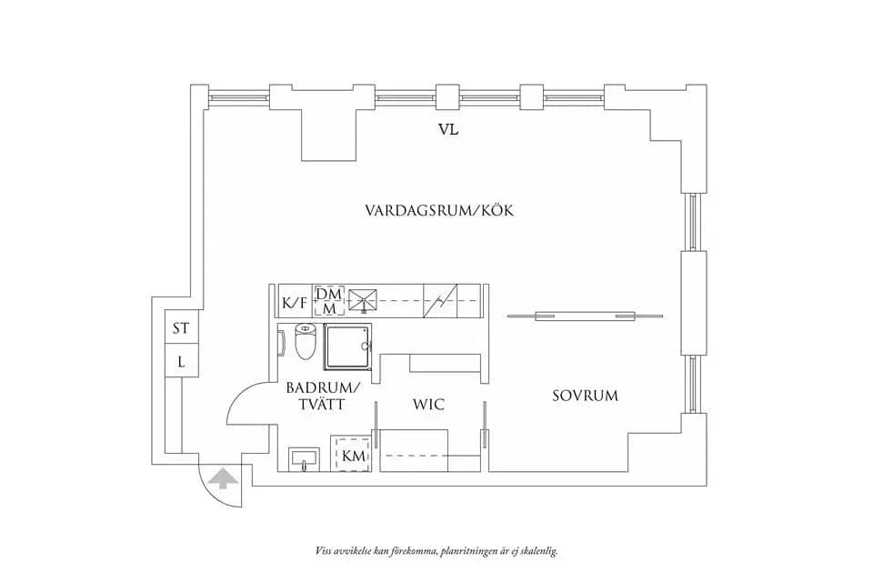 Floor plan for Lodjursstråket 1 Karlatornet