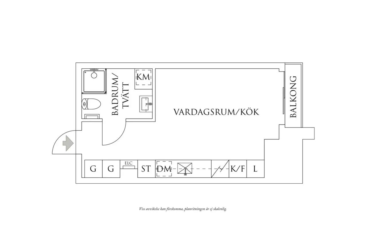 Floor plan for Lodjursstråket 1 Karlatornet
