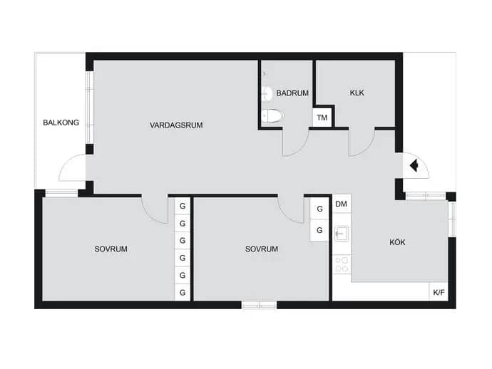 Planritning för Berguddsvägen 108