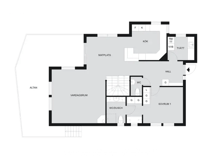 Floor plan for Brytarvägen 19