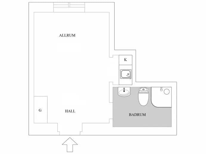 Floor plan for Follingbogatan 22
