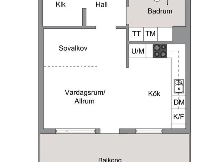 Floor plan for Väderkvarnsvägen 2