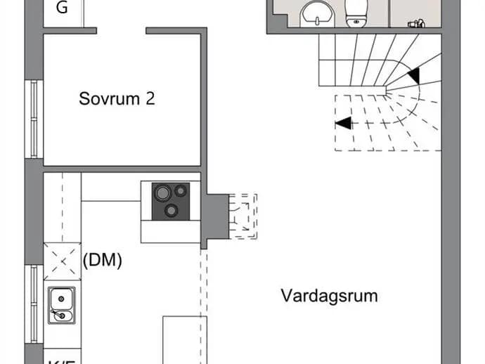 Floor plan for Engelska Parkvägen 20