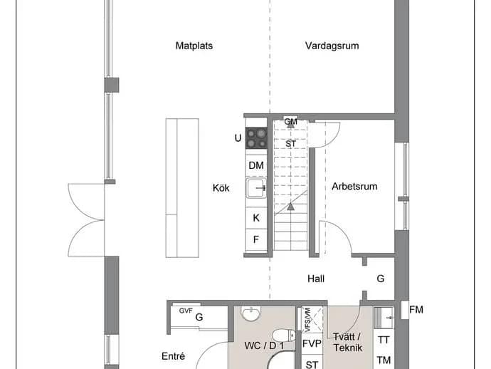 Floor plan for Fruviksvägen 37