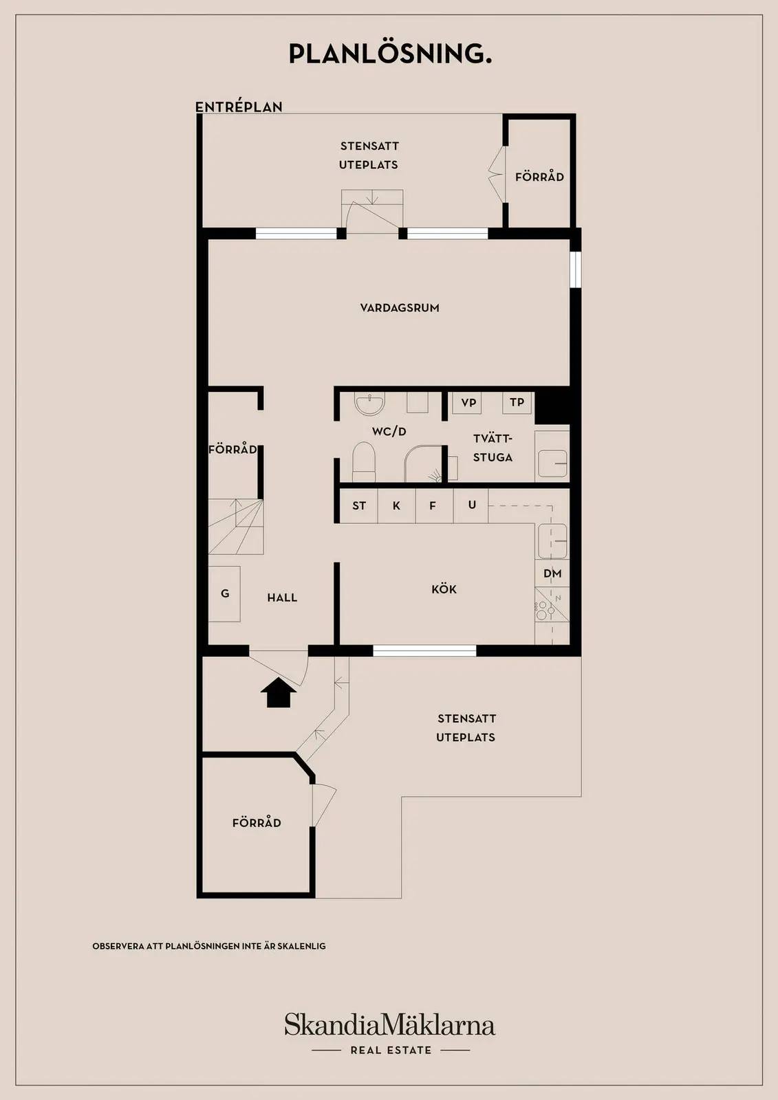 Floor plan for Småbjörksvägen 35