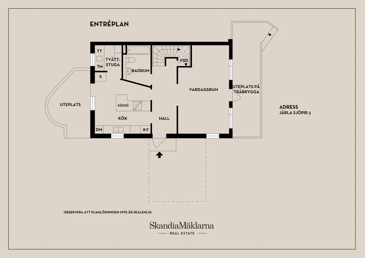 Floor plan for Järla sjöpir 3
